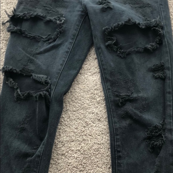 One teaspoon black distressed cropped jeans - Picture 6 of 8